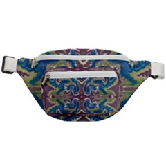 Green Feathers Repeats Fanny Pack