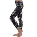 Honey Glazed Cross Kids  Lightweight Velour Classic Yoga Leggings View2