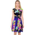 Neon Aggression Capsleeve Midi Dress View1