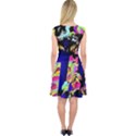 Neon Aggression Capsleeve Midi Dress View2