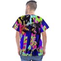 Neon Aggression Men s V-Neck Scrub Top View2