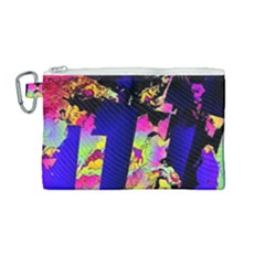 Neon Aggression Canvas Cosmetic Bag (medium) by MRNStudios