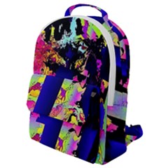 Neon Aggression Flap Pocket Backpack (small) by MRNStudios