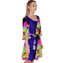 Neon Aggression Velour Kimono Dress View3