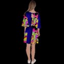 Neon Aggression Velour Kimono Dress View4