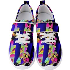 Neon Aggression Men s Velcro Strap Shoes by MRNStudios