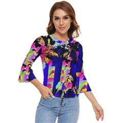 Neon Aggression Bell Sleeve Top