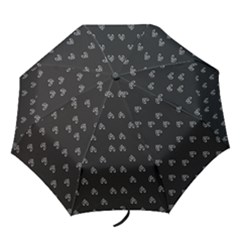 Bicycle Signal Street Motif Print Pattern Folding Umbrellas