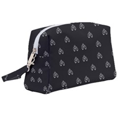 Bicycle Signal Street Motif Print Pattern Wristlet Pouch Bag (large)