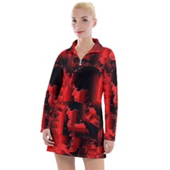 Red Light Women s Long Sleeve Casual Dress by MRNStudios