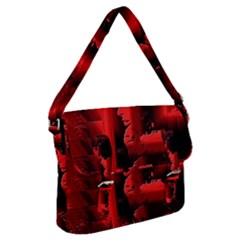 Red Light Buckle Messenger Bag by MRNStudios