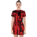 Red Light Drop Hem Mini Chiffon Dress View1