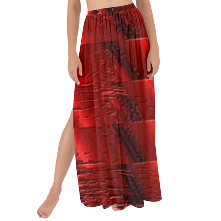 Red Light Maxi Chiffon Tie-Up Sarong