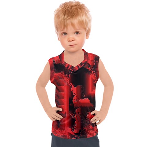 Red Light Kids  Sport Tank Top by MRNStudios