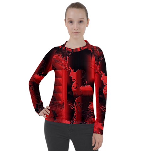 Red Light Women s Pique Long Sleeve Tee by MRNStudios