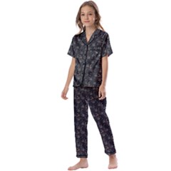 Stars 5x5 Kids  Satin Short Sleeve Pajamas Set