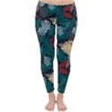 Tropical Autumn Leaves Classic Winter Leggings View1