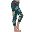 Tropical Autumn Leaves Capri Winter Leggings  View3