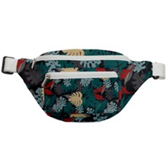 Tropical Autumn Leaves Fanny Pack by tmsartbazaar