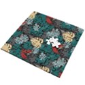 Tropical Autumn Leaves Wooden Puzzle Square View2