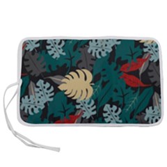 Tropical Autumn Leaves Pen Storage Case (m) by tmsartbazaar