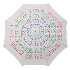 Blah Blah Straight Umbrellas by designsbymallika