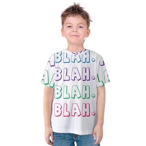 Blah Blah Kids  Cotton Tee by designsbymallika