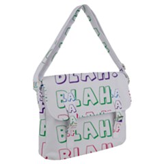 Blah Blah Buckle Messenger Bag by designsbymallika