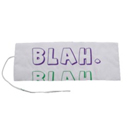 Blah Blah Roll Up Canvas Pencil Holder (s) by designsbymallika