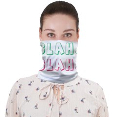 Blah Blah Face Covering Bandana (adult) by designsbymallika