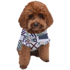 Mosaic Print Dog T-shirt by designsbymallika