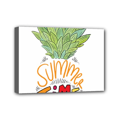 Summer Time Mini Canvas 7  X 5  (stretched) by designsbymallika