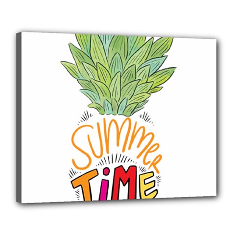 Summer Time Canvas 20  X 16  (stretched) by designsbymallika