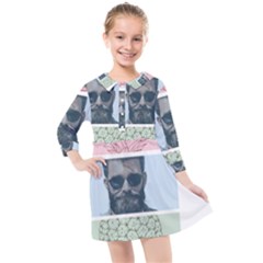 Summer Love Kids  Quarter Sleeve Shirt Dress by designsbymallika