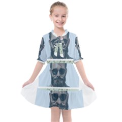 Summer Love Kids  All Frills Chiffon Dress by designsbymallika