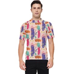 Minimal Floral Art Men s Short Sleeve Rash Guard