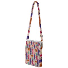 Minimal Floral Art Multi Function Travel Bag