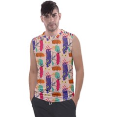 Minimal Floral Art Men s Regular Tank Top by designsbymallika