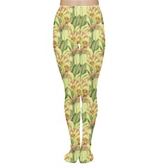 Green Pastel Pattern Tights by designsbymallika