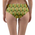 Green Pastel Pattern Reversible Mid-Waist Bikini Bottoms View2