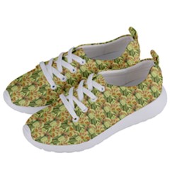 Green Pastel Pattern Women s Lightweight Sports Shoes by designsbymallika