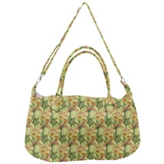 Green Pastel Pattern Removal Strap Handbag by designsbymallika