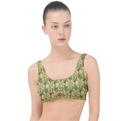 Green Pastel Pattern The Little Details Bikini Top by designsbymallika