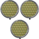 Green Pastel Pattern Mini Round Pill Box (Pack of 3) View1