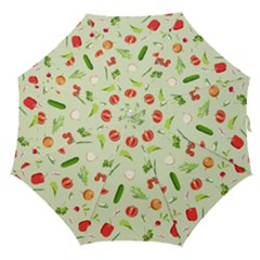 Seamless Pattern With Vegetables  Delicious Vegetables Straight Umbrellas by SychEva