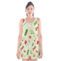 Seamless Pattern With Vegetables  Delicious Vegetables Scoop Neck Skater Dress View1