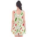 Seamless Pattern With Vegetables  Delicious Vegetables Scoop Neck Skater Dress View2