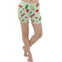 Seamless Pattern With Vegetables  Delicious Vegetables Lightweight Velour Yoga Shorts View1