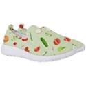 Seamless Pattern With Vegetables  Delicious Vegetables Men s Slip On Sneakers View3