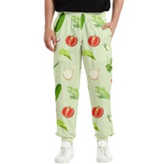 Seamless Pattern With Vegetables  Delicious Vegetables Men s Elastic Waist Pants by SychEva